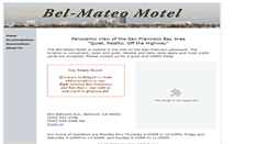 Desktop Screenshot of bel-mateomotel.com